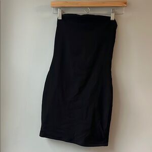 Aritzia TNA strapless mini dress black size small